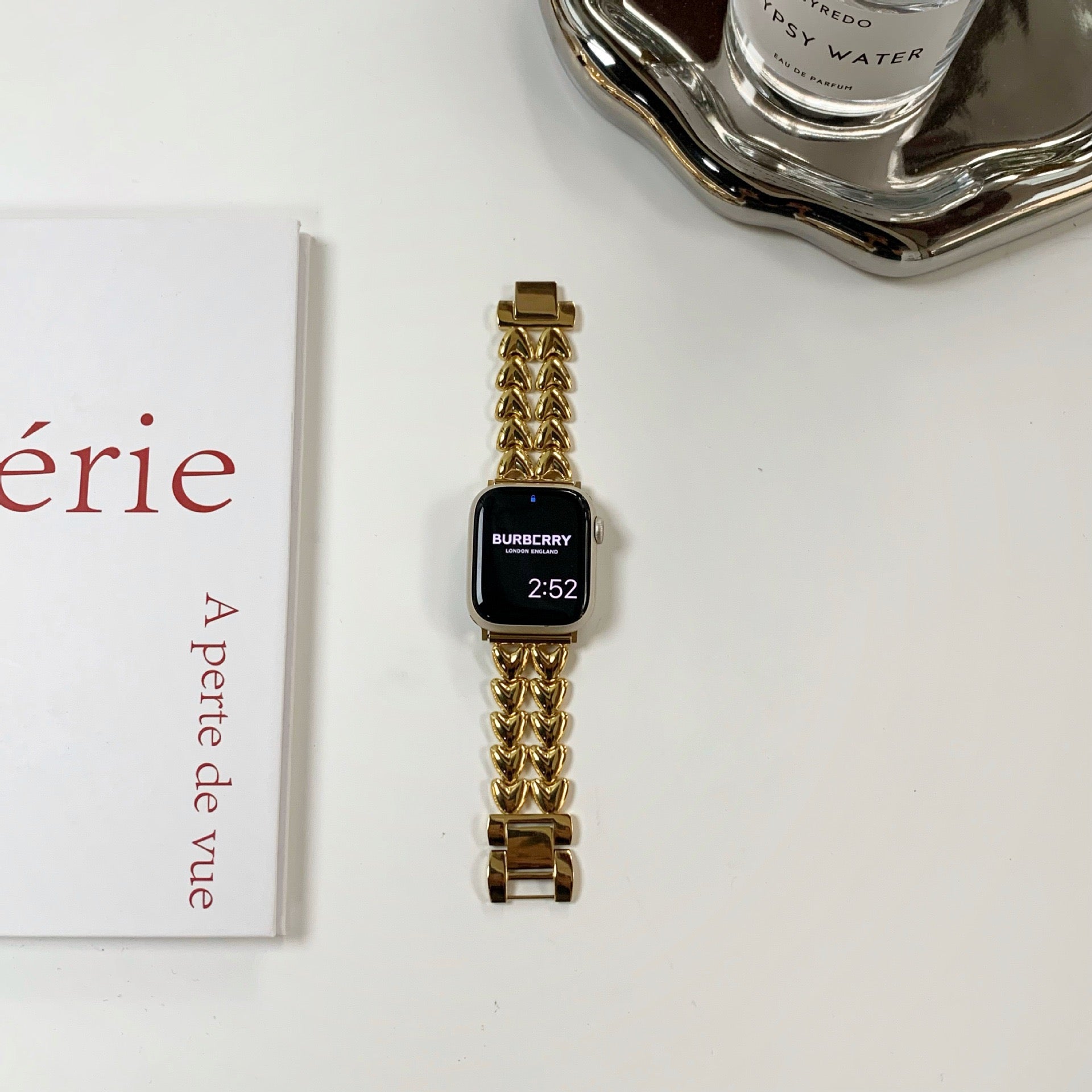 Metal Band for Apple Watch Series 9 8 7 41mm 6 5 4 SE SE (2022) SE (2023) 40mm Series 3 2 1 38mm Double-row Heart Alloy Watch Strap Metal Band for Apple Watch Series 9 8 7 41mm 6 5 4 SE SE (2022) SE (2023) 40mm Series 3 2 1 38mm Double-row Heart Alloy Watch Strap